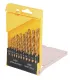 Zestaw wierteł MASTERTOOL do metalu 13 szt. HSS TiN 2 - 8 mm plastikowa skrzynka TiN 11-0413