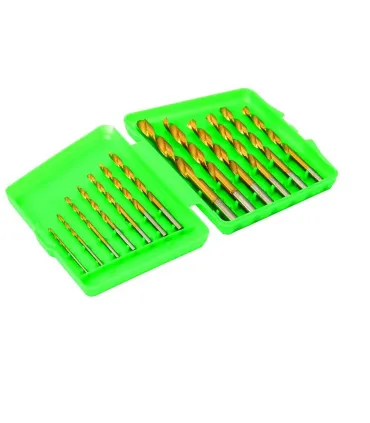 Zestaw wierteł do metalu MASTERTOOL 13 szt. HSS 1, 5 - 6, 5 mm plastikowa skrzynka TiN 11-1305