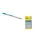 Brzeszczoty do wyrzynarki HCS MASTERTOOL PROGRESSOR do metalu cięcie czyste proste 10-21TPI/100 mm T123X 5 szt. 14-2814