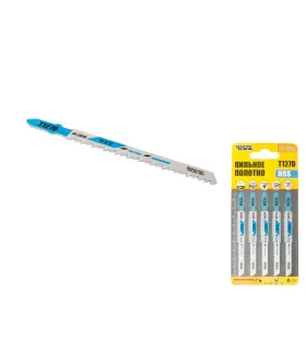 Brzeszczoty do wyrzynarki HCS MASTERTOOL do metali nieżelaznych cięcie czyste proste 8TPI/100 mm 5 szt. T127D 14-2815