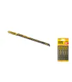 Brzeszczoty do wyrzynarki HCS MASTERTOOL do drewna/tworzyw sztucznych szybkie proste cięcie odwrócone 6TPI/100 mm 5 szt. 14-2818