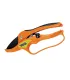 Nożyce ogrodowe MASTERTOOL grzechotkowe kowadełkowe 200 mm, kute aluminiowe uchwyty pokryte TPR, ostrza teflon Mn65 14-6112