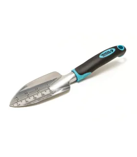Łopatka ogrodowa do sadzenia wąska MASTERTOOL aluminiowa 300*55 mm z dwuskładnikowym trzonkiem 14-6161