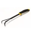 Kultywator ogrodowy trójzębny MASTERTOOL 385*60 mm z dwuskładnikowym trzonkiem 14-6173