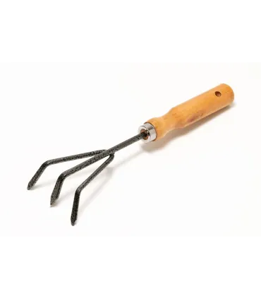 Kultywator ogrodowy MASTERTOOL trójzębny 250*90 mm z drewnianym trzonkiem 14-6190