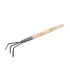 Kultywator ogrodowy trójzębny MASTERTOOL 450*85 mm z drewnianym trzonkiem 14-6195