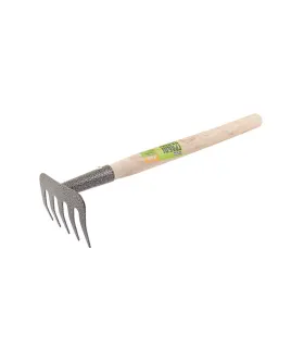 Grabki ogrodowe MASTERTOOL 5 zębów 375*95 mm z drewnianym trzonkiem 14-6196