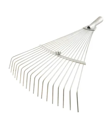 Grabie wachlarzowe MASTERTOOL metalowe srebrne 18 zębów 14-6227