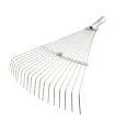 Grabie wachlarzowe MASTERTOOL metalowe srebrne 18 zębów 14-6227