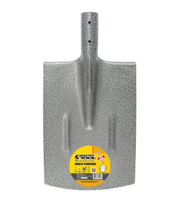 Łopata prosta MASTERTOOL 215*300*405 mm lakier młotkowy bez trzonka 14-6252