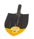 Łopata szpiczasta MASTERTOOL 210*290*405 mm czarna/żółta bez trzonka 14-6255