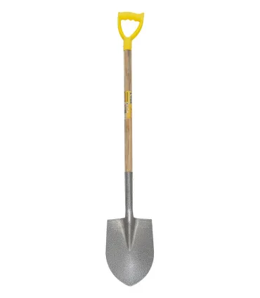 Łopata szpiczasta MASTERTOOL 205*280*1200 mm lakier młotkowy z drewnianym trzonkiem 14-6268