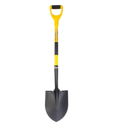 Łopata szpiczasta MASTERTOOL 230*300*1100 mm czarna z trzonkiem z włókna szklanego 14-6277