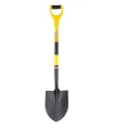 Łopata szpiczasta MASTERTOOL 230*300*1100 mm czarna z trzonkiem z włókna szklanego 14-6277