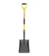 Szufla stajenna MASTERTOOL 240*300*1100 mm czarna z trzonkiem z laminatu szklanego 14-6278