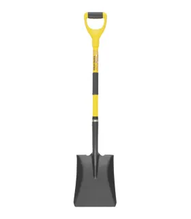 Szufla stajenna MASTERTOOL 240*300*1100 mm czarna z trzonkiem z laminatu szklanego 14-6278