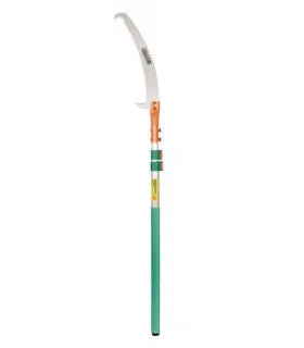 Piła ogrodowa teleskopowa MASTERTOOL PROFI aluminiowa rękojeść 2, 5 m, ostrze 420 mm 6TPI hartowany ząb 3D 14-6904