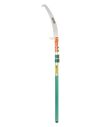 Piła ogrodowa teleskopowa MASTERTOOL PROFI aluminiowa rękojeść 2, 5 m, ostrze 420 mm 6TPI hartowany ząb 3D 14-6904