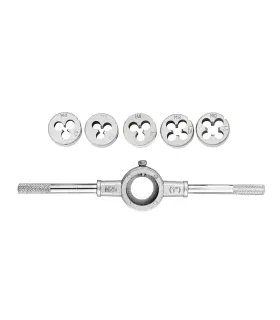 Zestaw narzynek MASTERTOOL M4/M5/M6/M8/M10 pokrętło, 6 szt. 15-0406