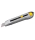 Nóż metalowy MASTERTOOL INTERLOCK z odłamywanym ostrzem 18 mm 17-0078