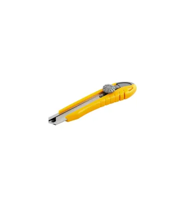 Nóż z odłamywanym ostrzem MASTERTOOL ostrze 18 mm, metalowe prowadnice, zacisk śrubowy, 3 ostrza 17-0102