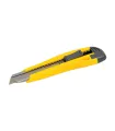 Nóż z odłamywanym ostrzem MASTERTOOL 18 mm, metalowe prowadnice, zacisk przyciskowy, 2 ostrza 17-0106