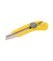 Nóż z odłamywanym ostrzem MASTERTOOL 18 mm, metalowe prowadnice, ścisk śrubowy 17-0328
