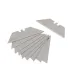Ostrze noża zapasowe MASTERTOOL trapezowe 19*60 mm 10 szt. 17-0405