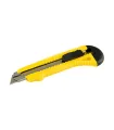 Nóż z łamanym ostrzem MASTERTOOL 18 mm, metalowe prowadnice, blokada przyciskowa 17-0528
