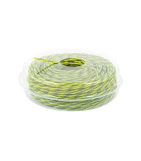 Żyłka tnąca do podkaszarki MASTERTOOL SPIRAL SQUARE bezszumna 3, 00 mm 89 m dwukolorowa 19-0414
