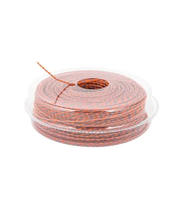 Żyłka tnąca do podkaszarki MASTERTOOL SPIRAL bezszumna 2, 40 mm 90 m dwukolorowa 19-1612