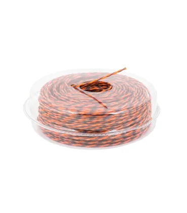 Żyłka tnąca do podkaszarki MASTERTOOL SPIRAL bezszumna 2, 70 mm 71 m dwukolorowa 19-1613