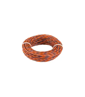 Żyłka tnąca do podkaszarki MASTERTOOL SPIRAL bezszumna 2, 40 mm 15 m dwukolorowa 19-1624