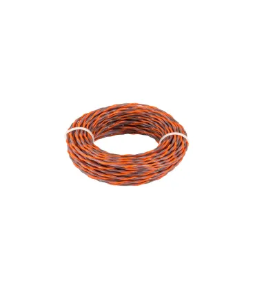 Żyłka tnąca do podkaszarki MASTERTOOL SPIRAL bezszumna 2, 40 mm 15 m dwukolorowa 19-1624