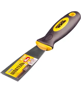 Szpachelka ze stali nierdzewnej MASTERTOOL FLEX 40 mm z dwuskładnikową rękojeścią TPR 19-5104