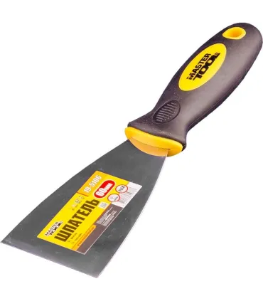 Szpachelka ze stali nierdzewnej MASTERTOOL FLEX 60 mm z dwuskładnikową rękojeścią TPR 19-5106