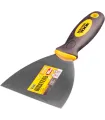 Szpachelka nierdzewna MASTERTOOL FLEX 100 mm z dwuskładnikową rękojeścią TPR 19-5110