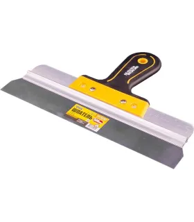 Szpachelka ze stali nierdzewnej MASTERTOOL AL-PROFI 300*35 mm z dwuskładnikową rękojeścią TPR 19-5230