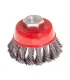 Szczotka tarczowa MASTERTOOL druciana czołowa - drut pleciony Ø 65 mm M14 19-7006