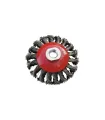 Szczotka tarczowa MASTERTOOL druciana okrągła - pleciony drut Ø 100 mm M14 19-8010