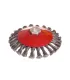 Szczotka tarczowa MASTERTOOL druciana okrągła - drut pleciony Ø 115 mm M14 19-8011