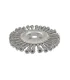 Szczotka tarczowa MASTERTOOL druciana boczna - pleciony drut Ø 200*22, 2 mm 19-9020
