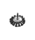 Szczotka tarczowa MASTERTOOL druciana okrągła do wiertarki - pleciony drut Ø 75 mm 19-9307