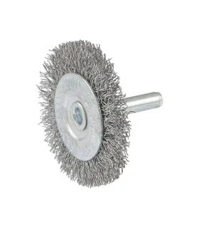 Szczotka tarczowa MASTERTOOL druciana boczna do wiertarki - drut pleciony Ø 50 mm 19-9805