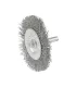 Szczotka tarczowa MASTERTOOL druciana boczna do wiertarki - drut pleciony Ø 60 mm 19-9806