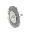 Szczotka tarczowa MASTERTOOL druciana boczna do wiertarki - drut pleciony Ø 60 mm 19-9806