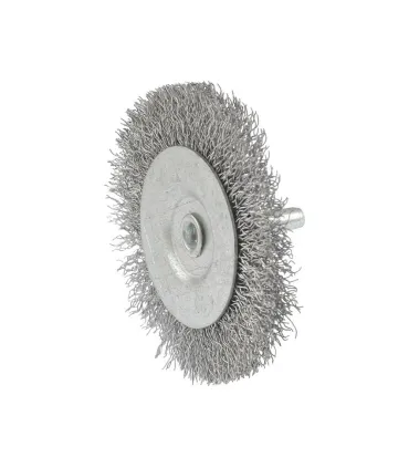 Szczotka tarczowa MASTERTOOL druciana boczna do wiertarki - pleciony drut Ø 75 mm 19-9807
