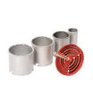 Otwornica GRANITE wolframowa do szkła, płytek i gresu 33-73 mm zestaw 4 szt. 2-08-004
