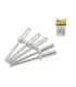 Nity zrywalne aluminiowe MASTERTOOL 4, 0*20, 00 mm, 50 szt. 20-0530