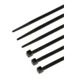 Opaska zaciskowa MASTERTOOL na kable, nylon 4, 8*200 mm, czarna 100 szt. opakowanie 20-1854